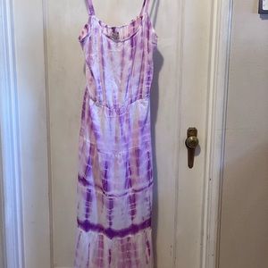 NWT purple and lavender tie-dyed dress